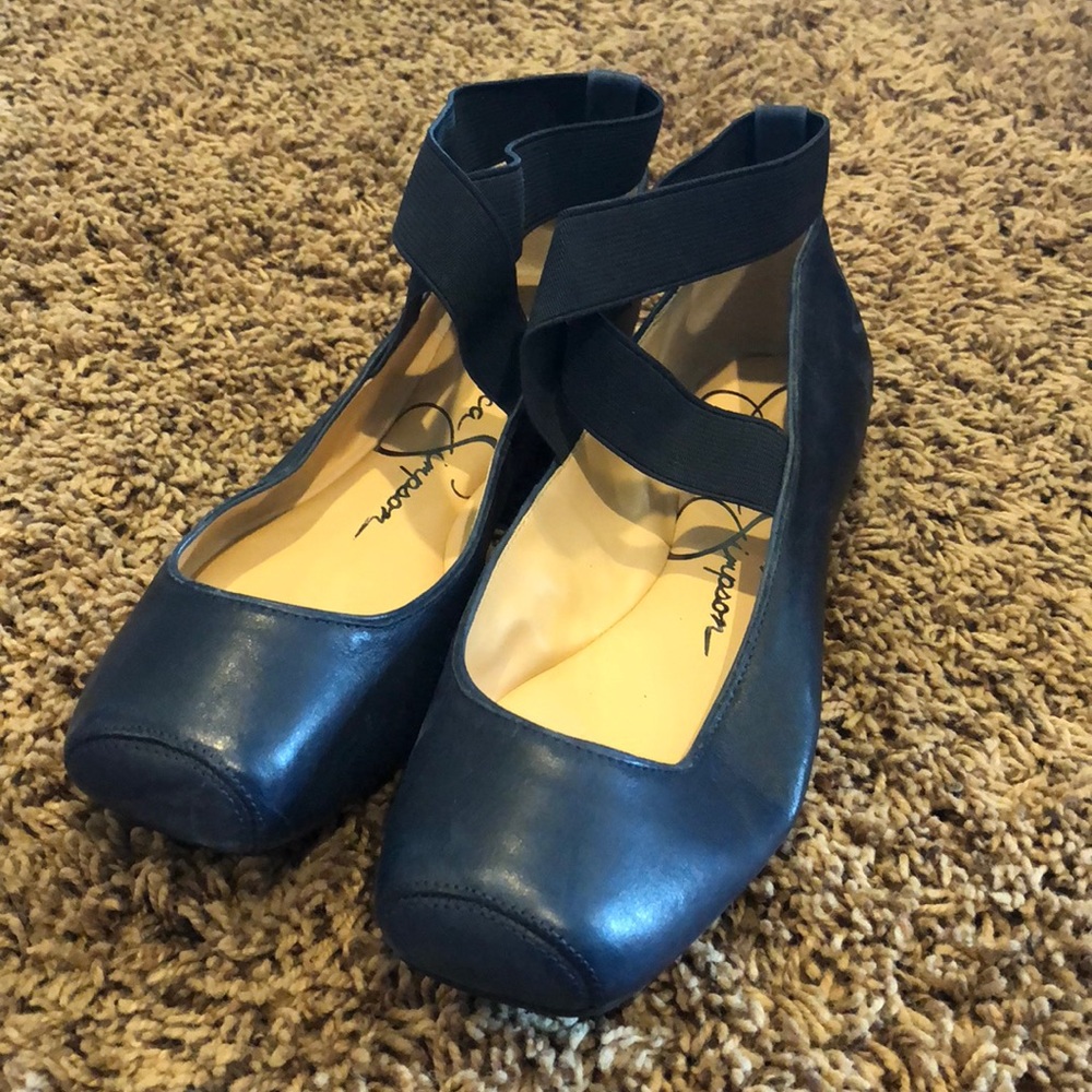 Blue Jessica Simpson flats